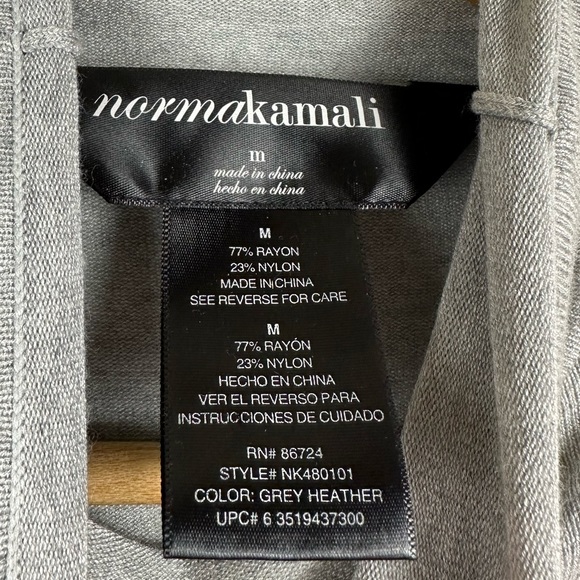 Norma Kamali Long Sleeve Turtle Neck Top Size Medium - Picture 8 of 9